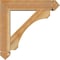 Ekena Millwork Legacy Arts and Crafts Rough Sawn Bracket w/ Offset Brace, Western Red Cedar, 6"W x 24"D x 24"H BKT0604X24X24LEC03RWR - alternate 3
